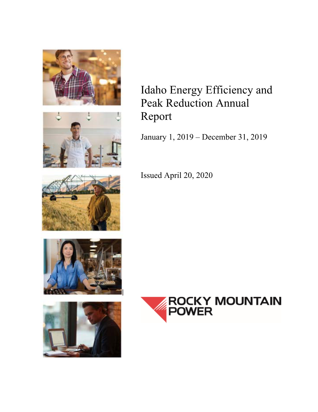 Idaho Energy Efficiency and Peak Reduction Annual Report