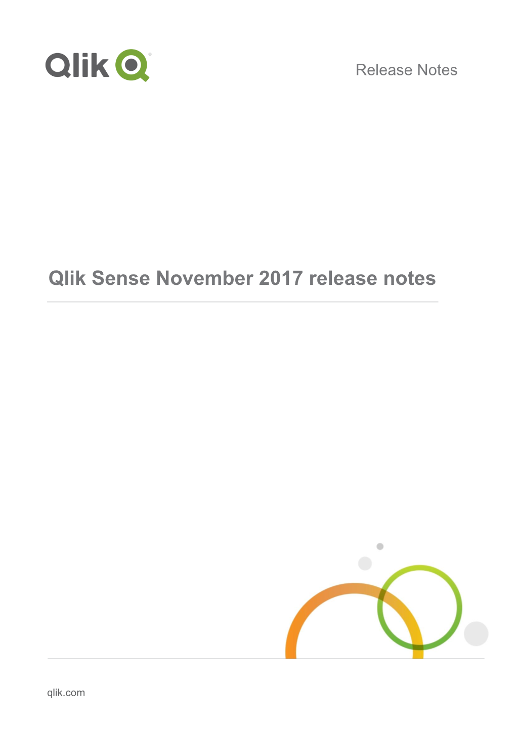 Qlik Sense November 2017 Release Notes