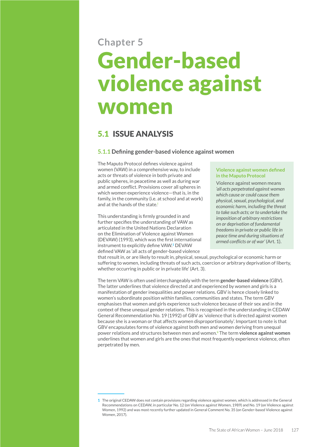Gender-Based Violence Against Women