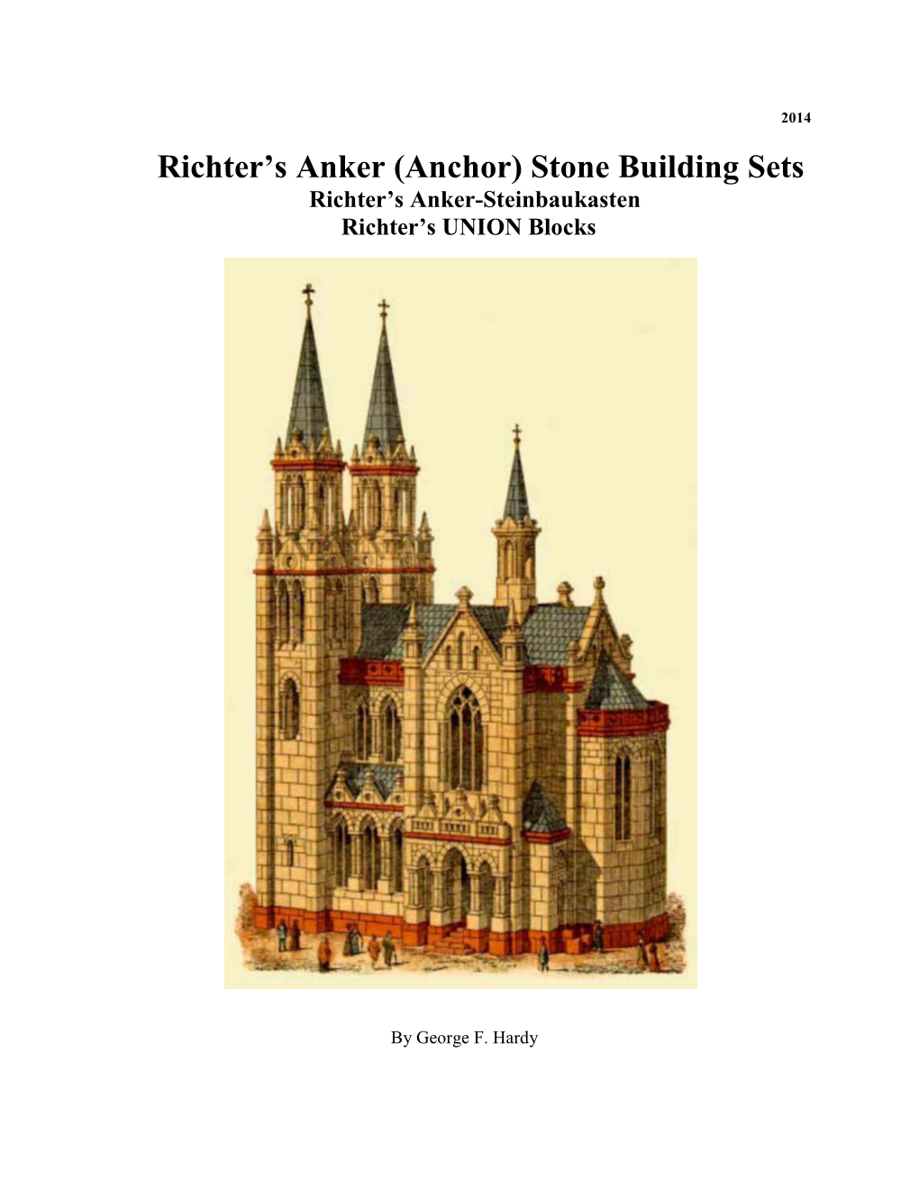 (Anchor) Stone Building Sets Richter’S Anker-Steinbaukasten Richter’S UNION Blocks
