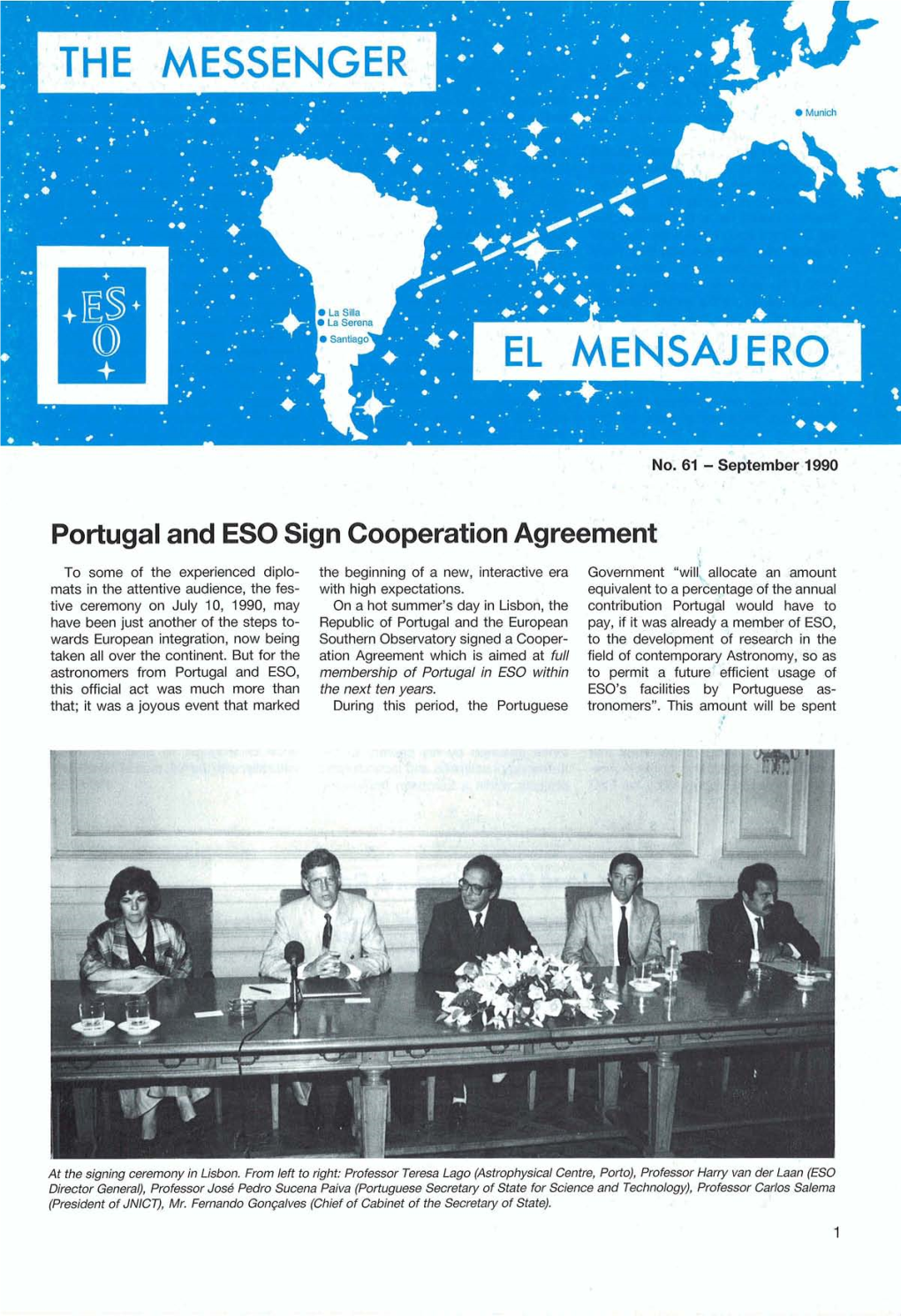 Portugal and ESO Sign Cooperation Agreement