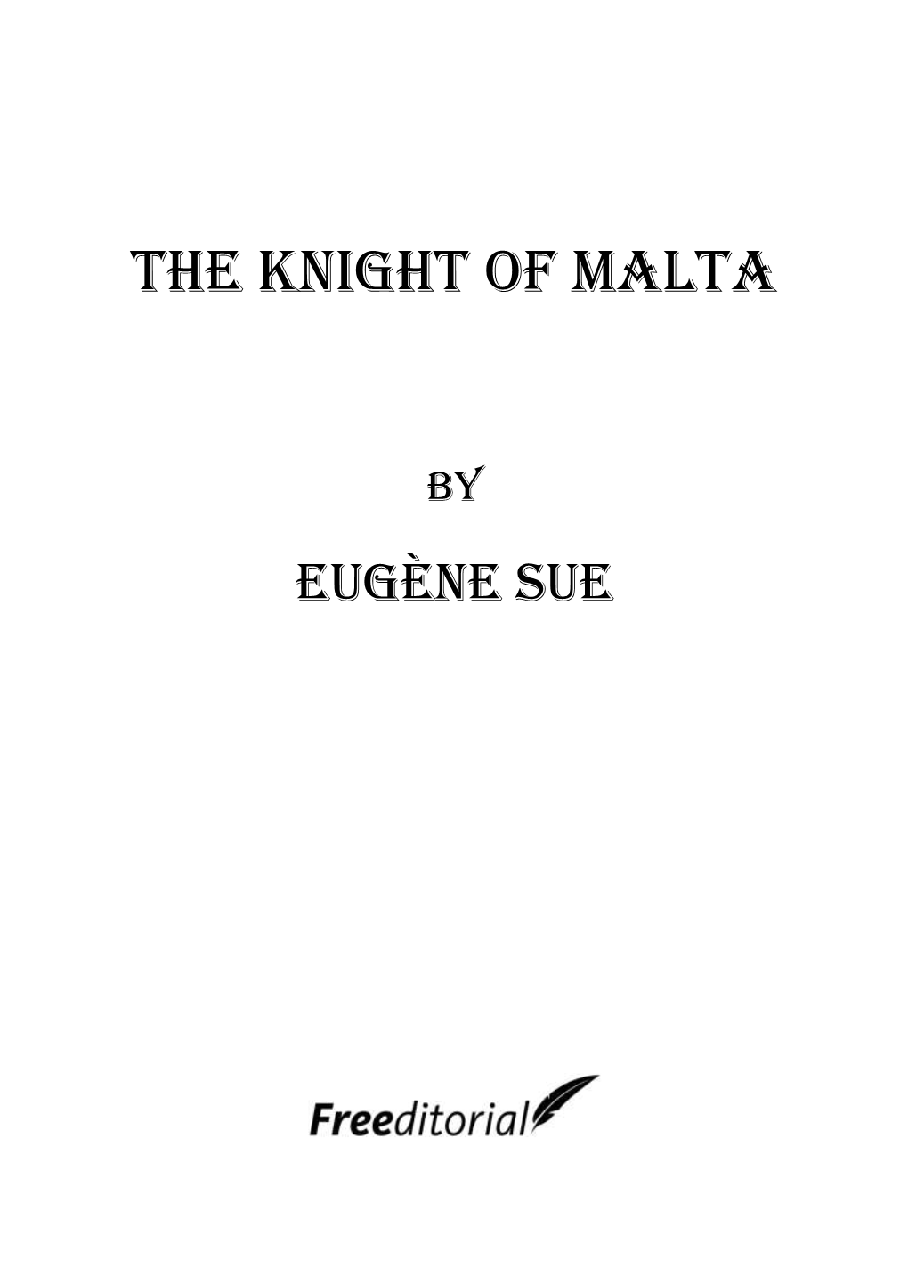 The Knight of Malta