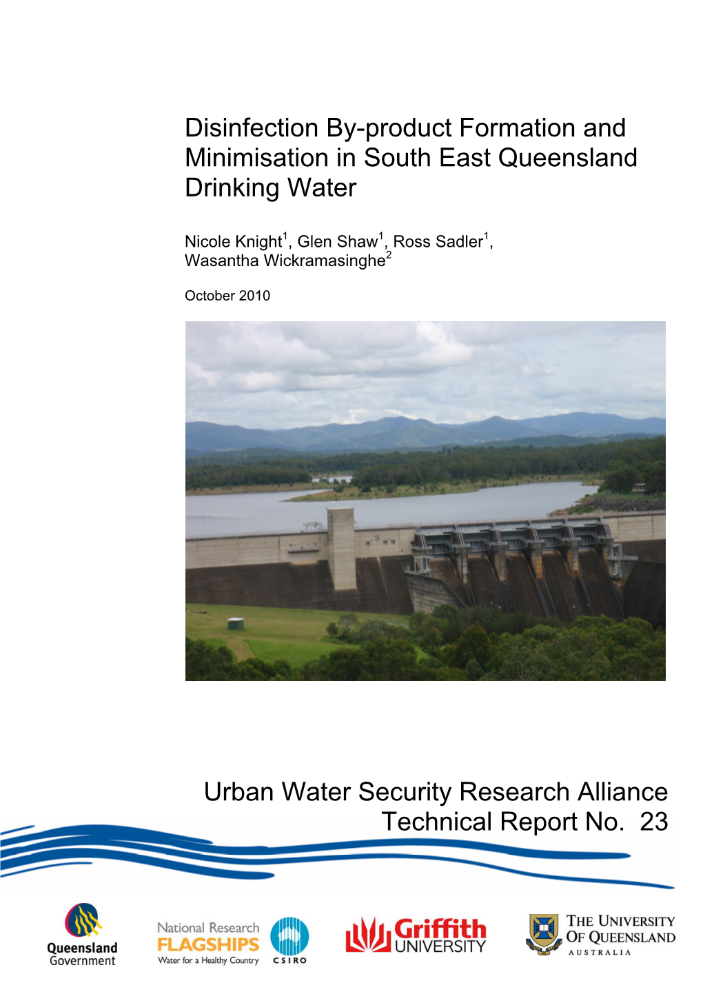 Disinfection By-Product Formation and Minimisation in South East Queensland Drinking Water