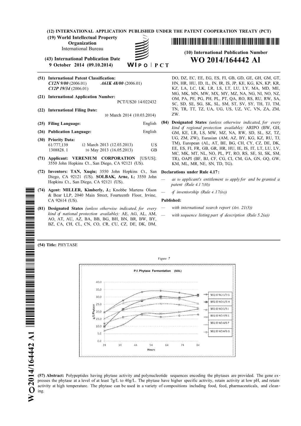 WO 2014/164442 Al 9 October 2014 (09.10.2014) P O P C T