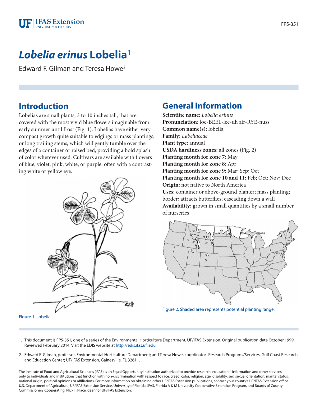 Lobelia Erinus Lobelia1 Edward F