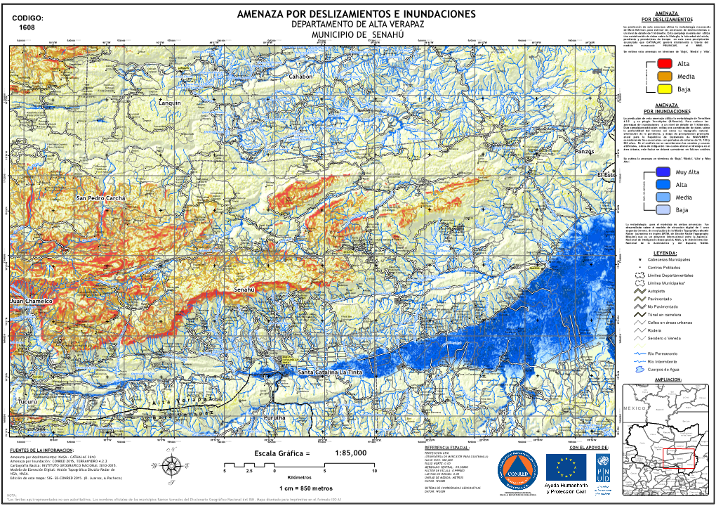 Amenaza Por Deslizamientos E Inundaciones