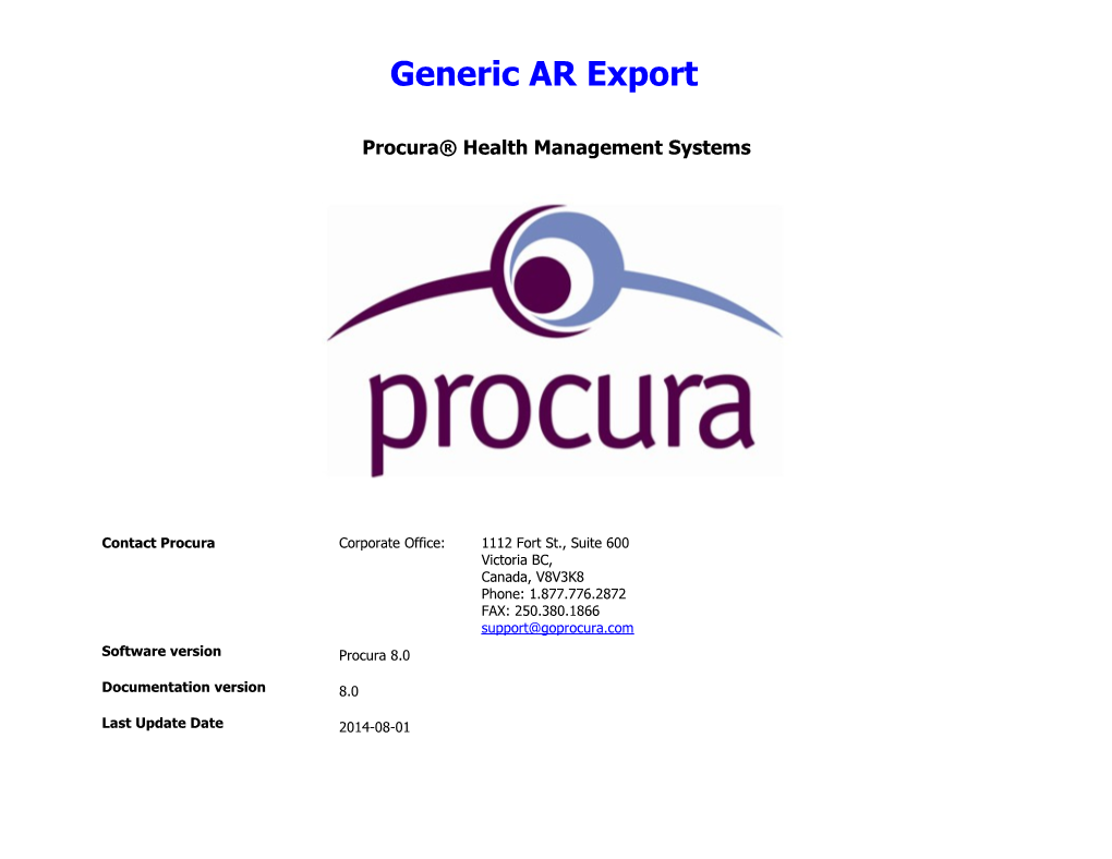 Procura Health Management Systems s1