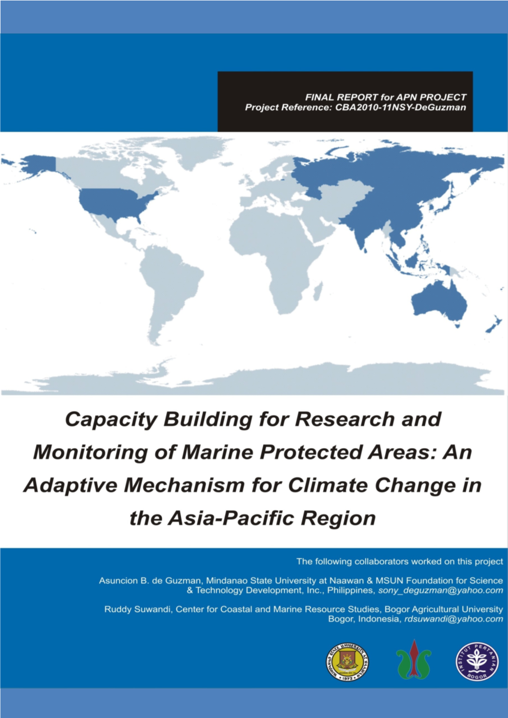 Capacity Building for Research and Monitoring of Marine Protected Areas: an Adaptive Mechanism for Climate