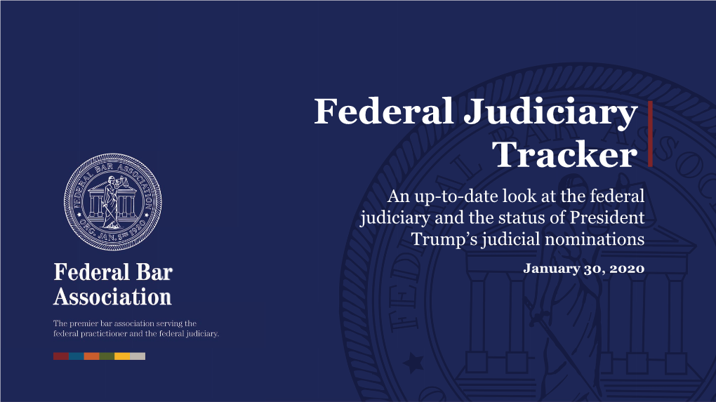 Federal Judiciary Tracker