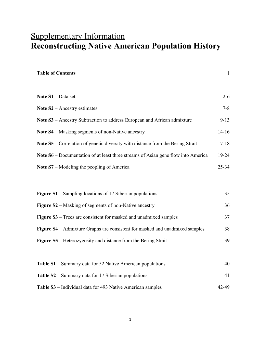 Reconstructing Native American Population History