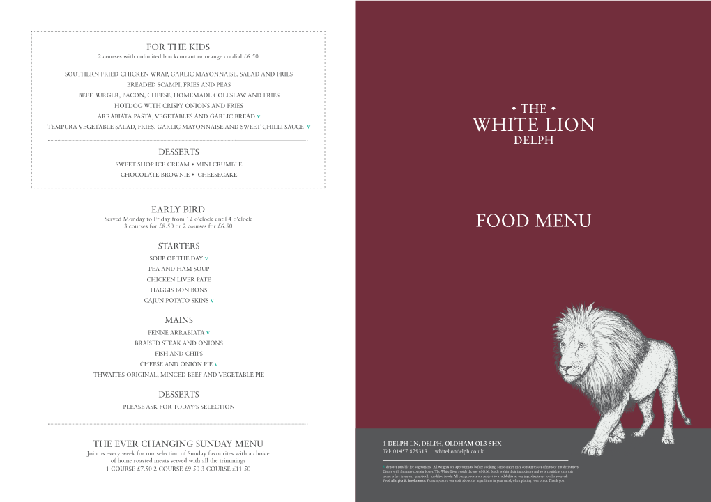 White-Lion-Delph-Main-Menu.Pdf