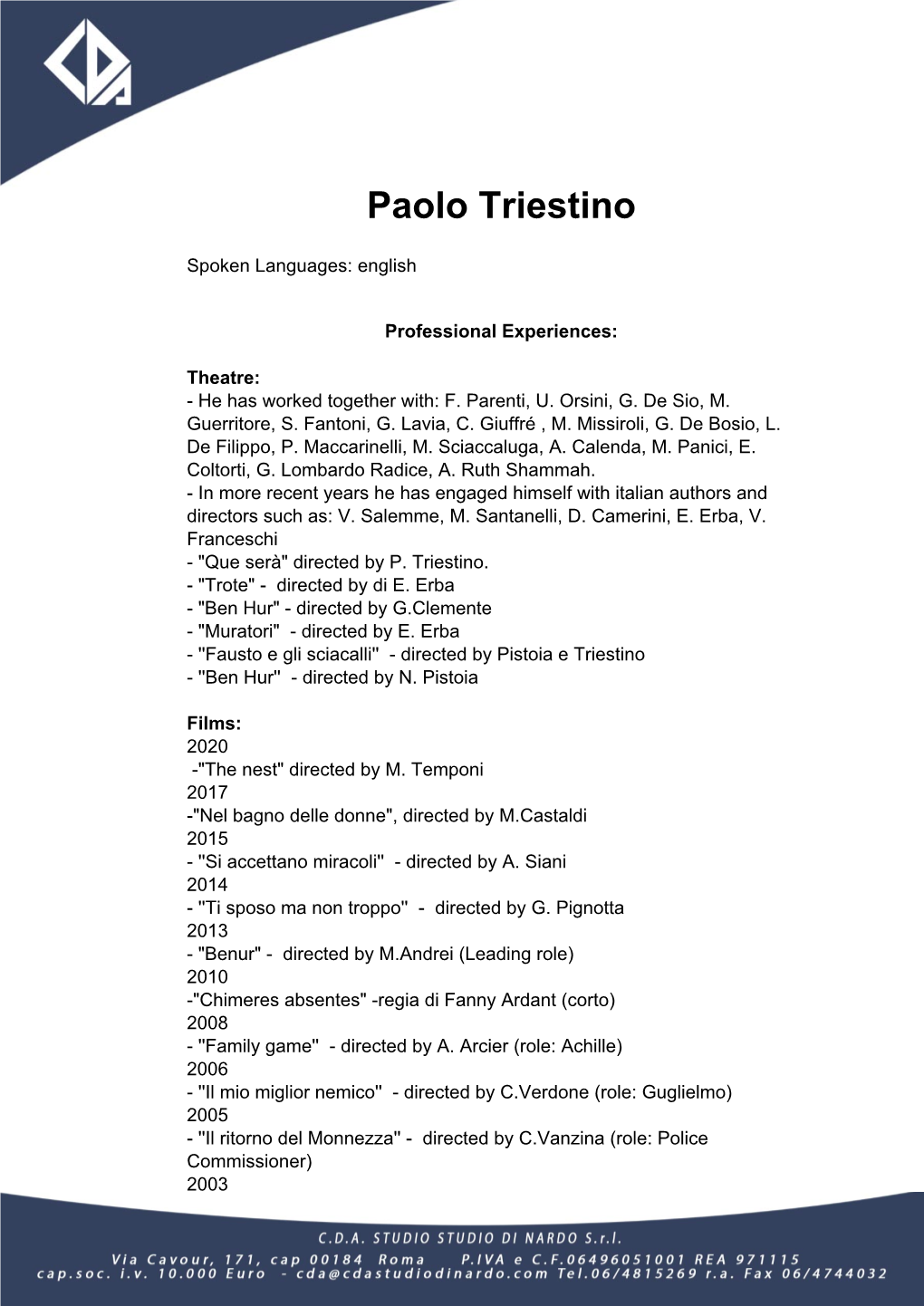 Paolo Triestino