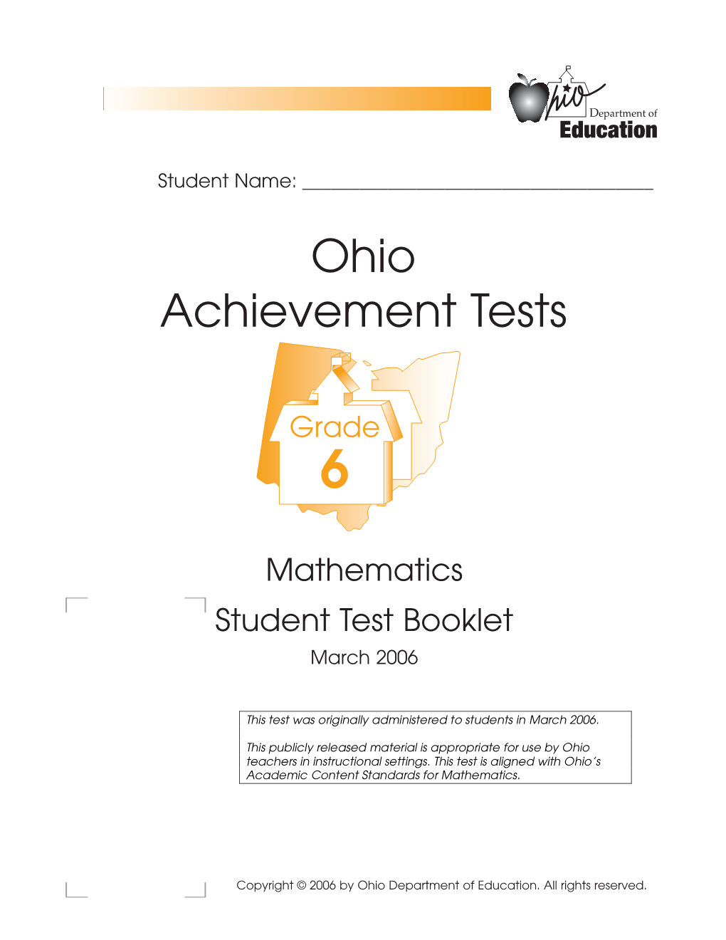 Ohio Achievement Tests