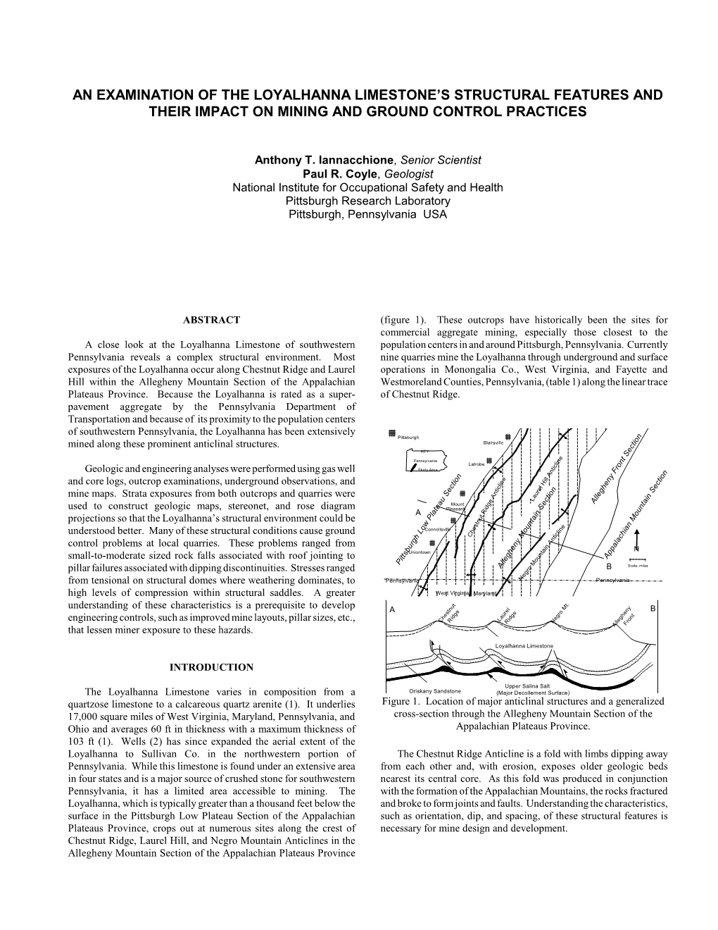 An Examination of the Loyalhanna Limestone's Structural