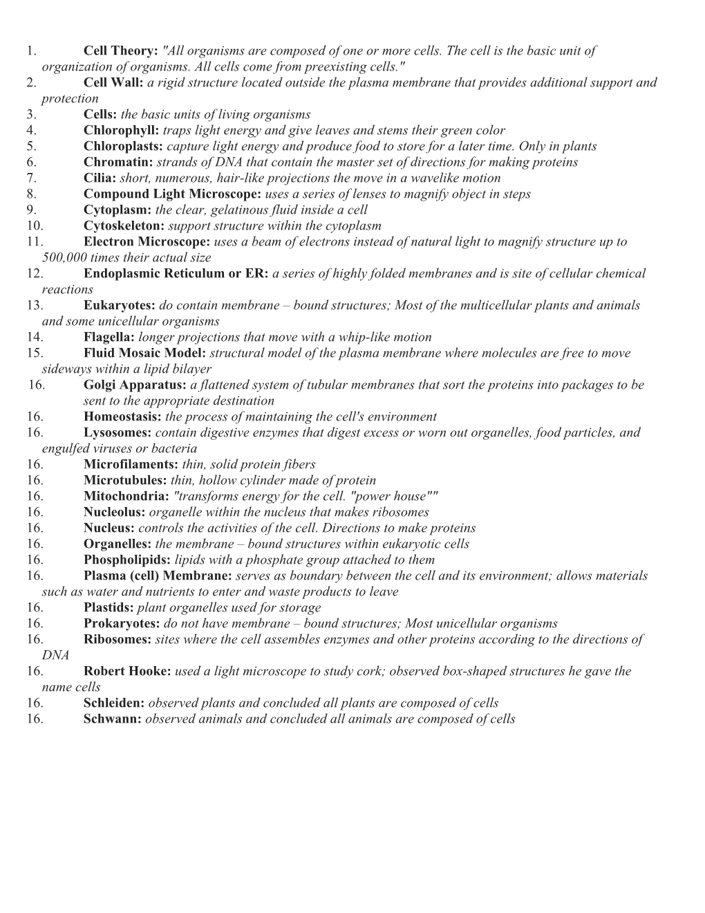 3. Cells: the Basic Units of Living Organisms