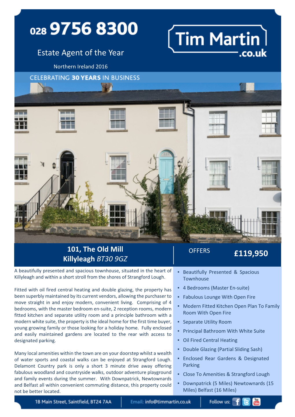 101 the Old Mill, Killyleagh Brochure