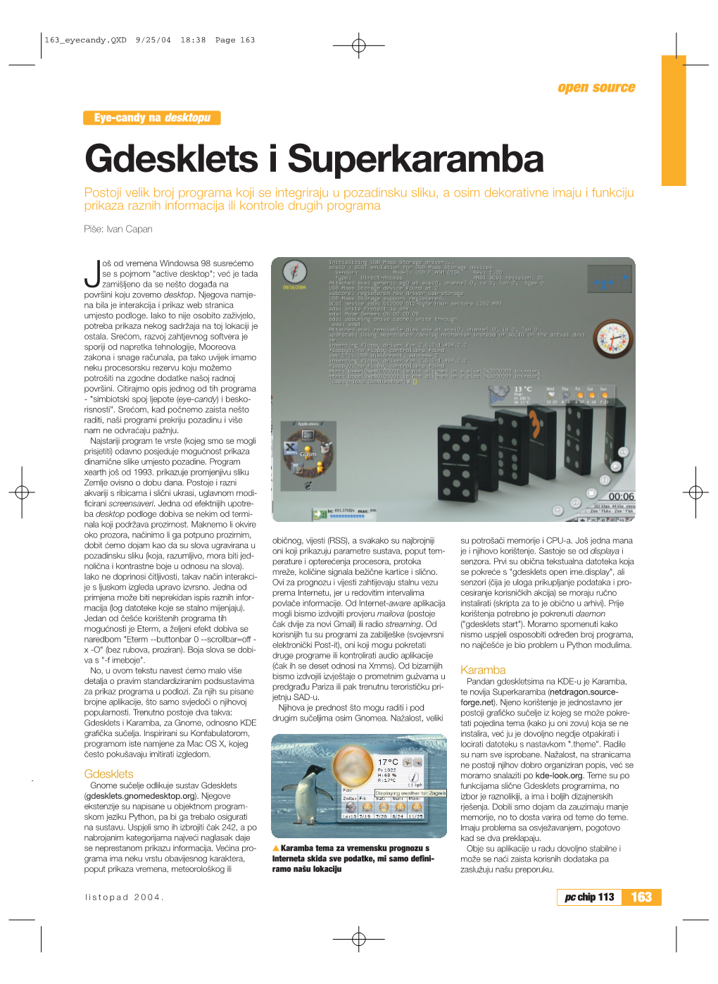 Gdesklets I Superkaramba