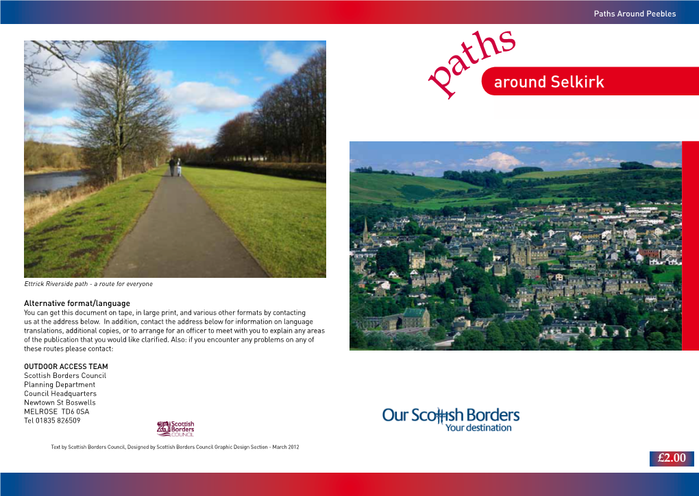 Paths Around Selkirk Paths Around Peebles