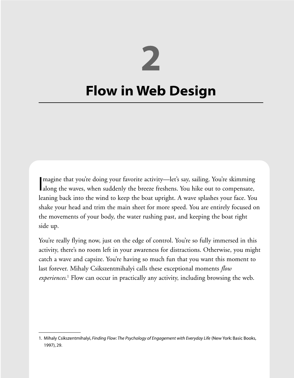 Flow in Web Design