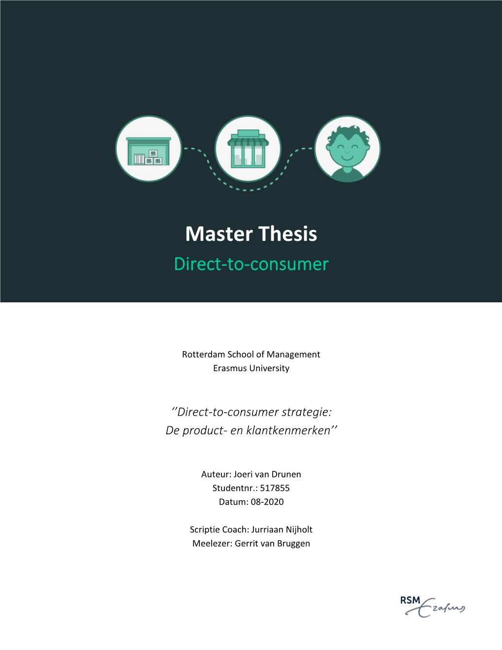 Master Thesis Direct-To-Consumer