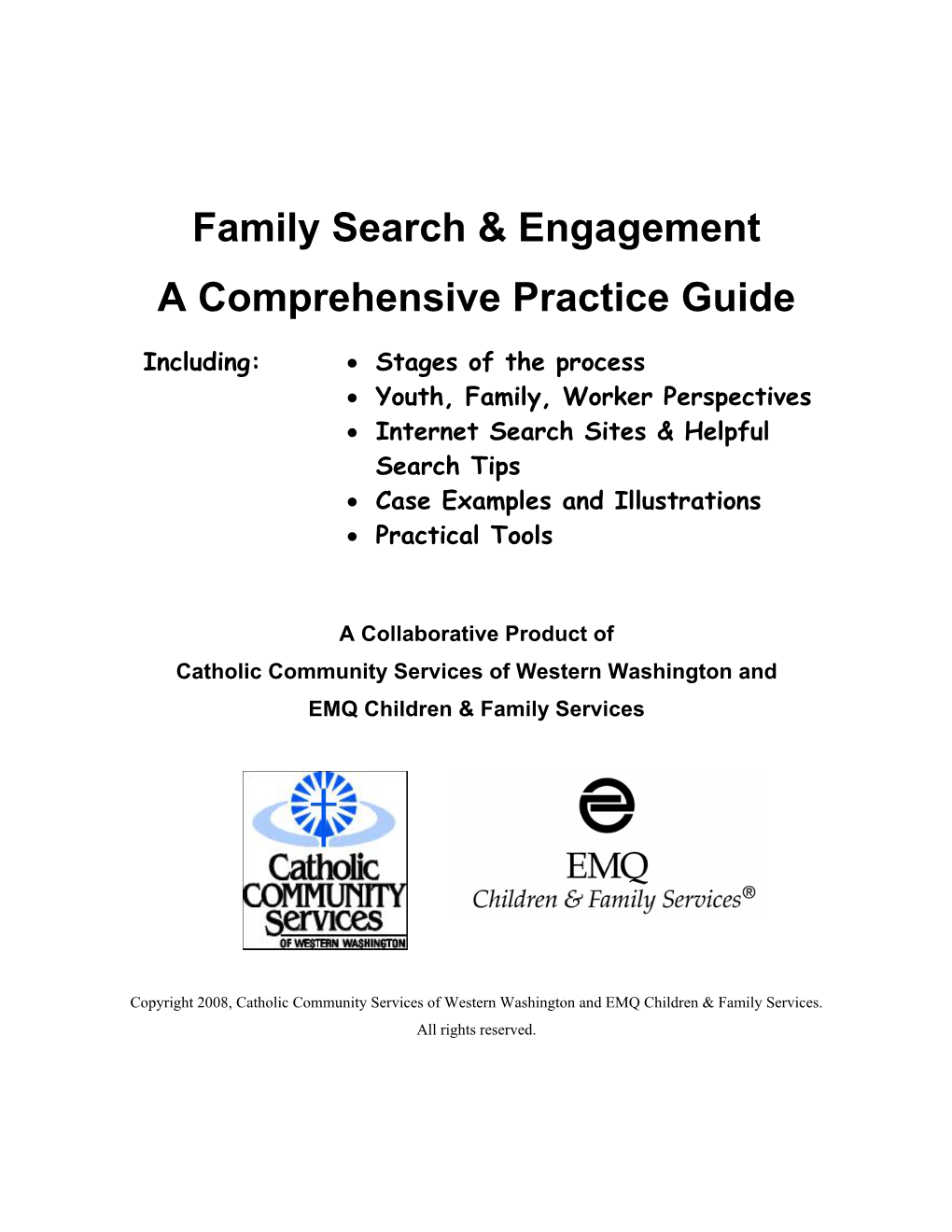 Family Search & Engagement a Comprehensive Practice Guide