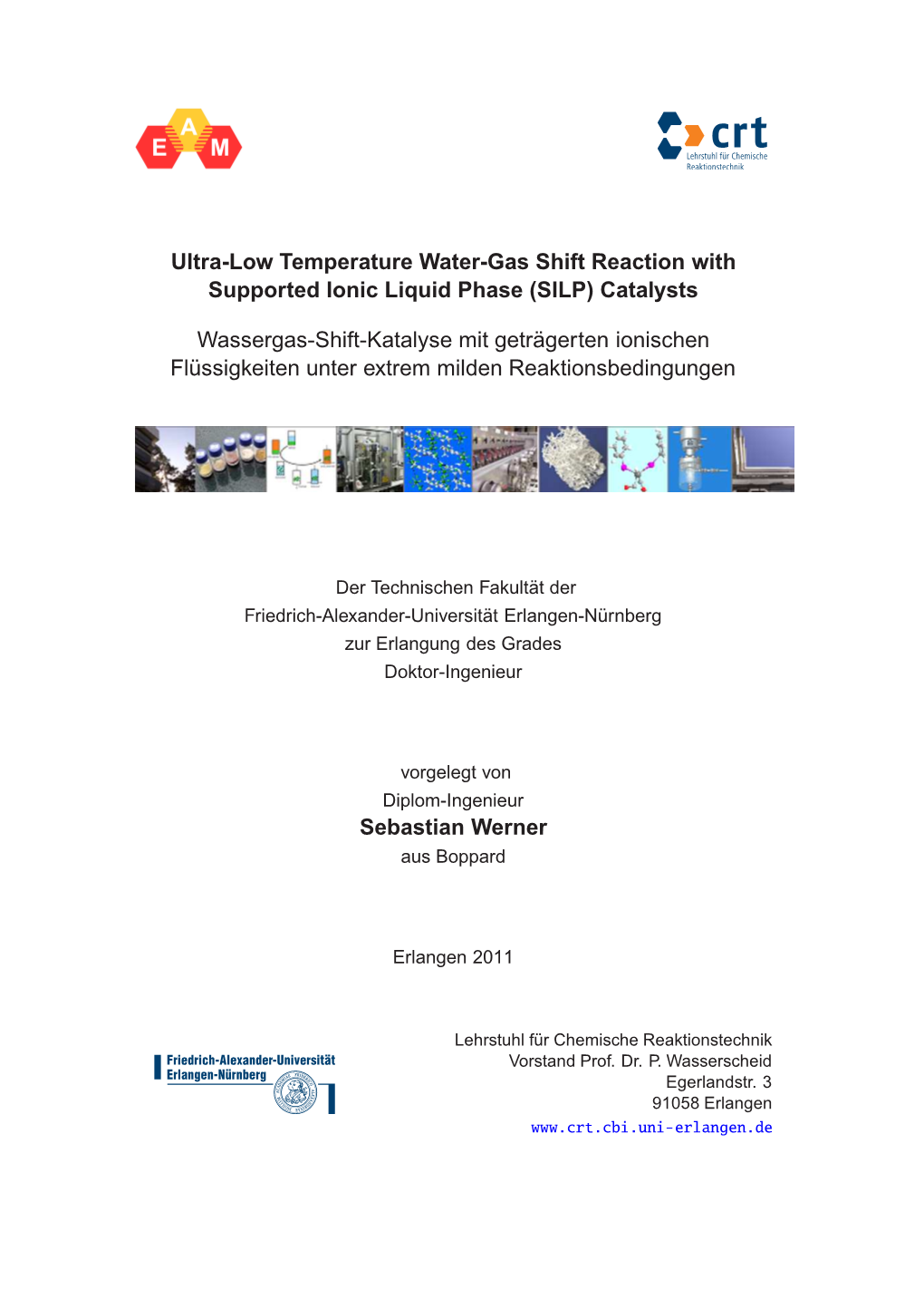 Ultra-Low Temperature Water-Gas Shift Reaction with Supported Ionic Liquid Phase (SILP) Catalysts