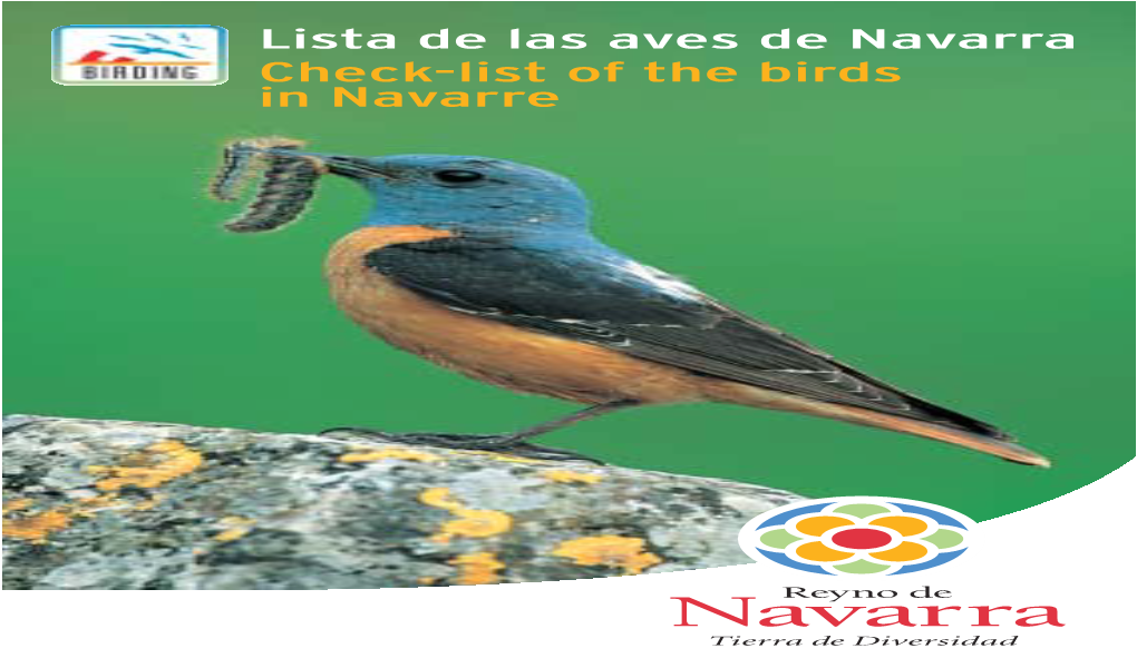 Lista De Las Aves De Navarra Check-List of the Birds in Navarre SVERIGE NORGE Oslo Stockholm