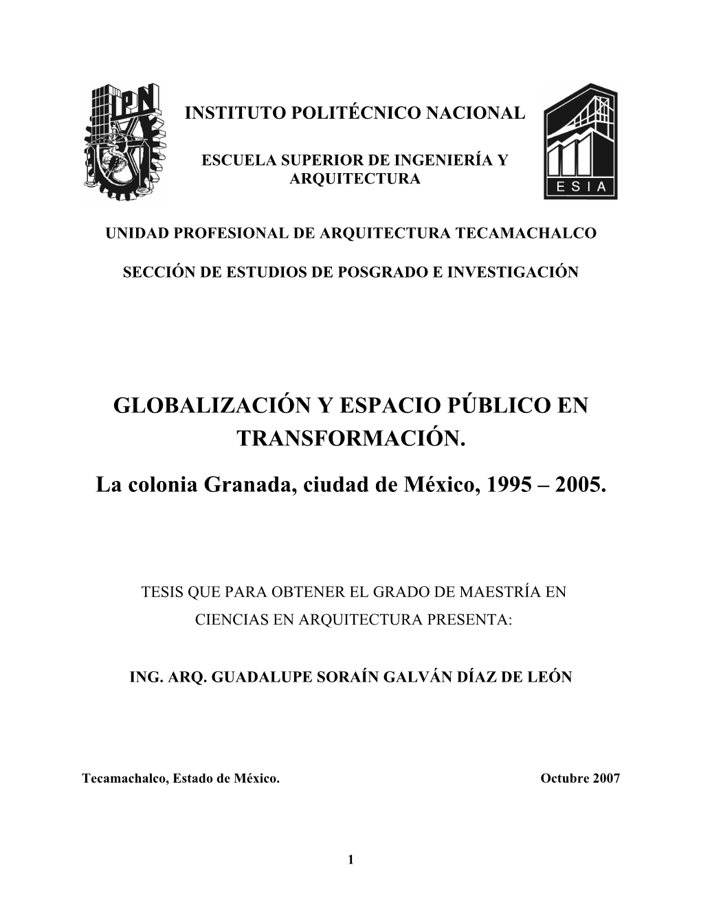 Globalización Y Espacio Público En Transformación