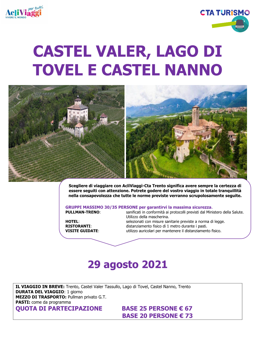 Castel Valer, Lago Di Tovel E Castel Nanno