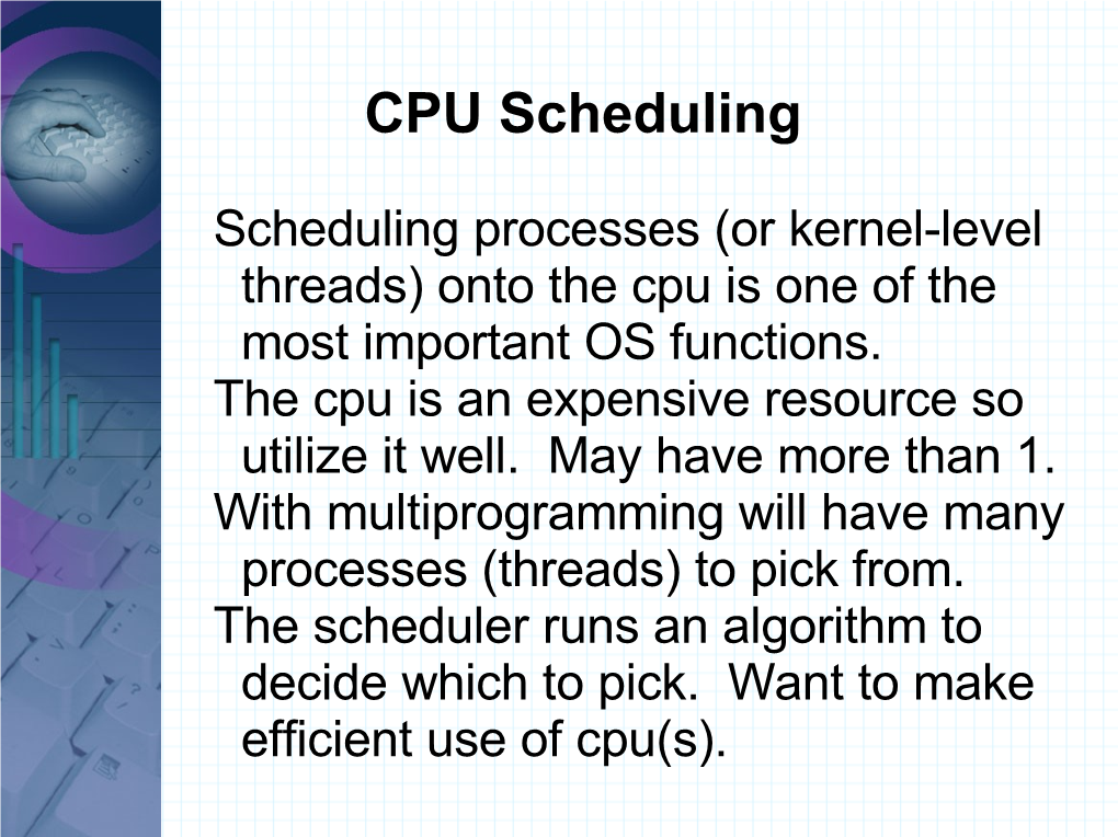 CPU Scheduling