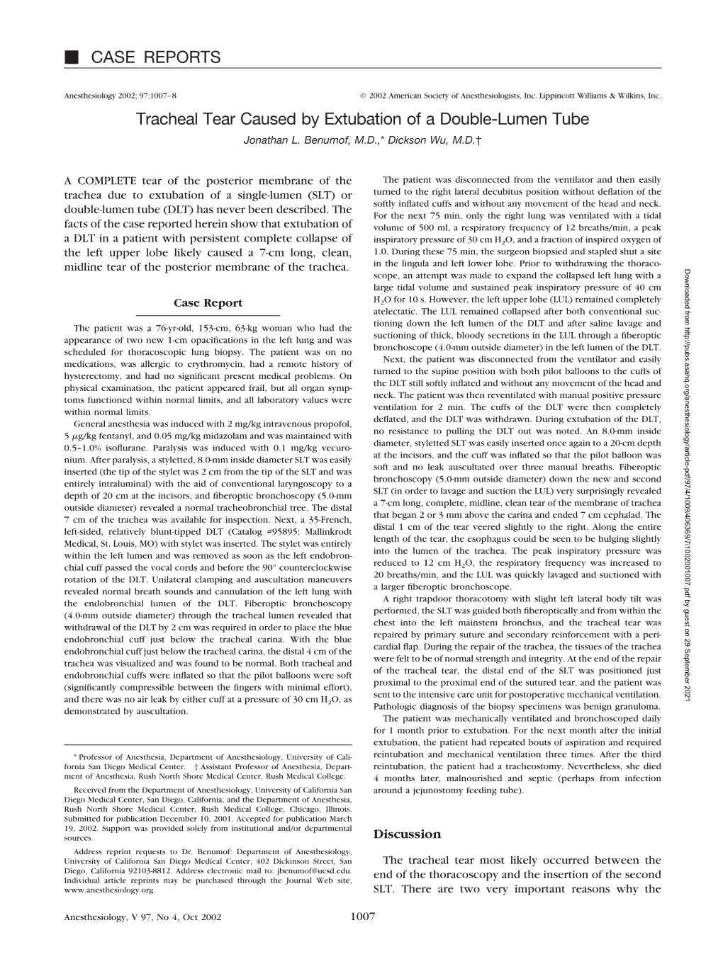 Thoracic Motor Paralysis Secondary to Zoster Sine Herpete Russell K