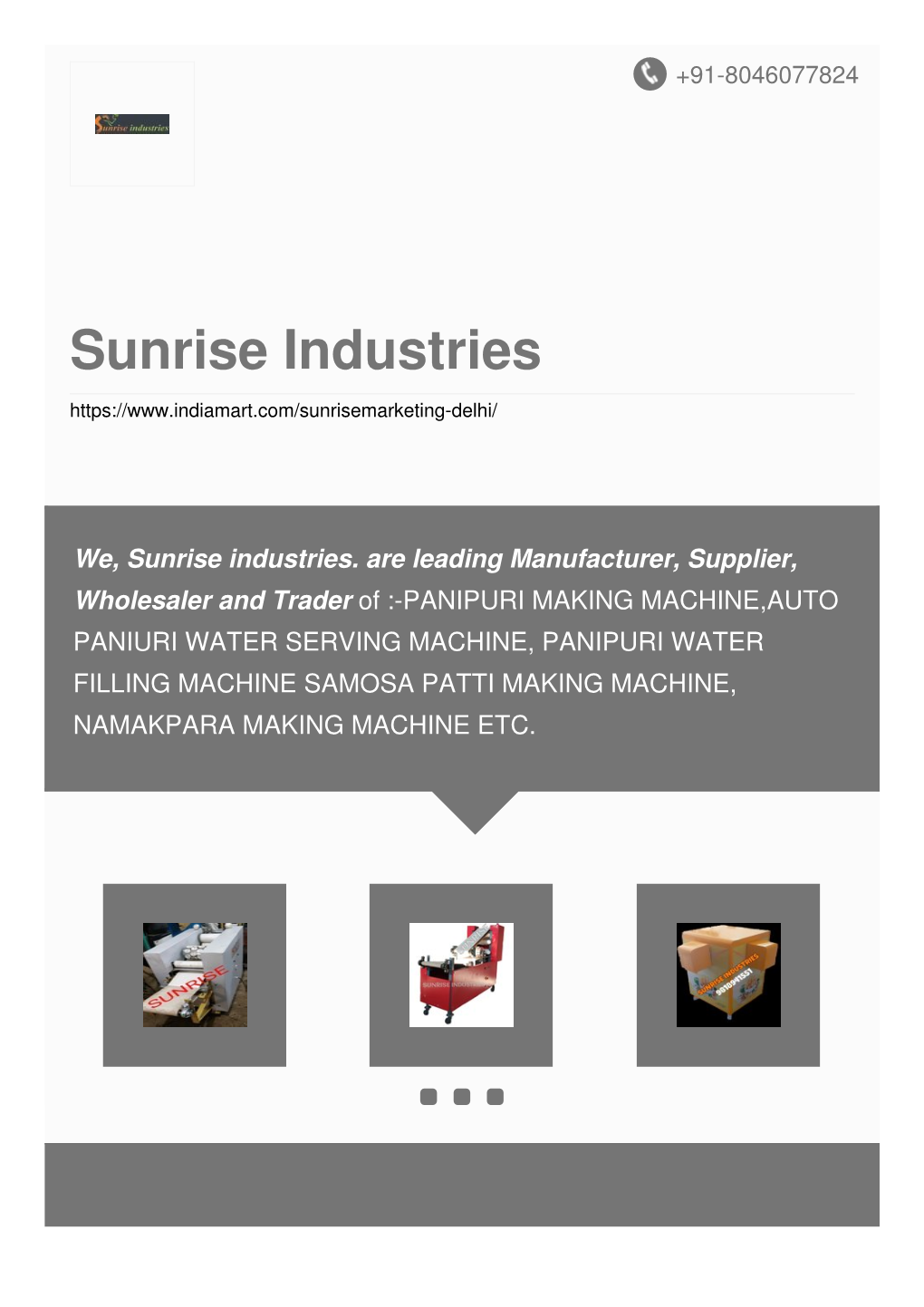 Sunrise Industries