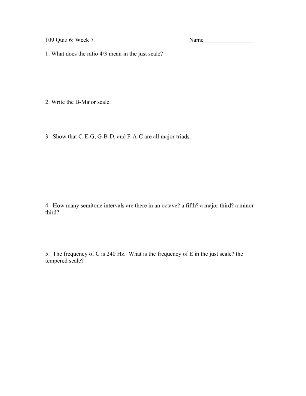 109 Quiz 1: Week 2 Answers