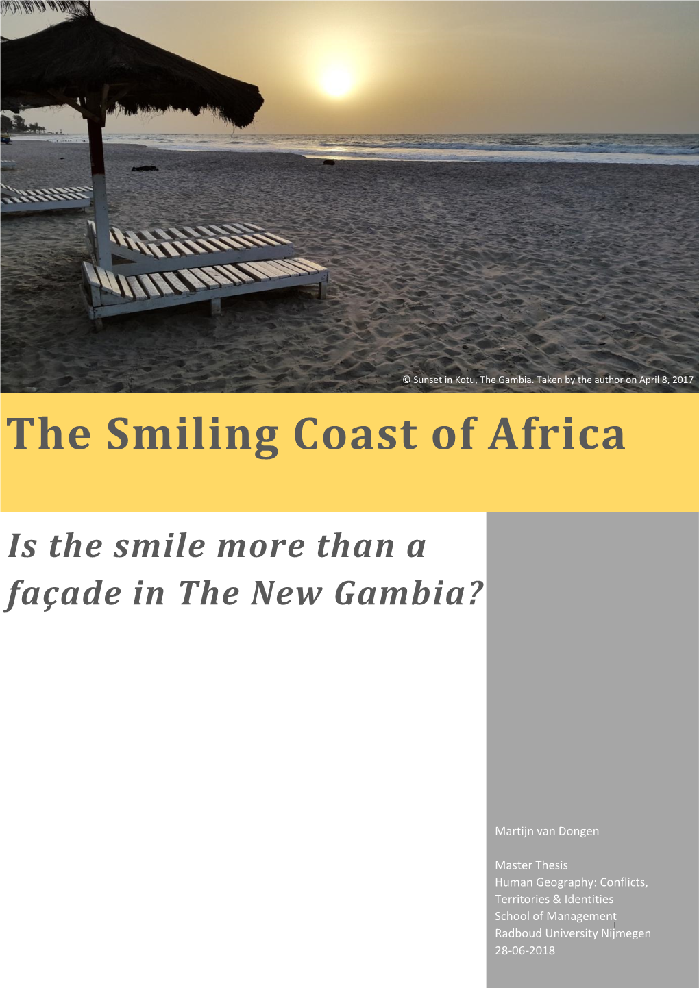 The Smiling Coast of Africa