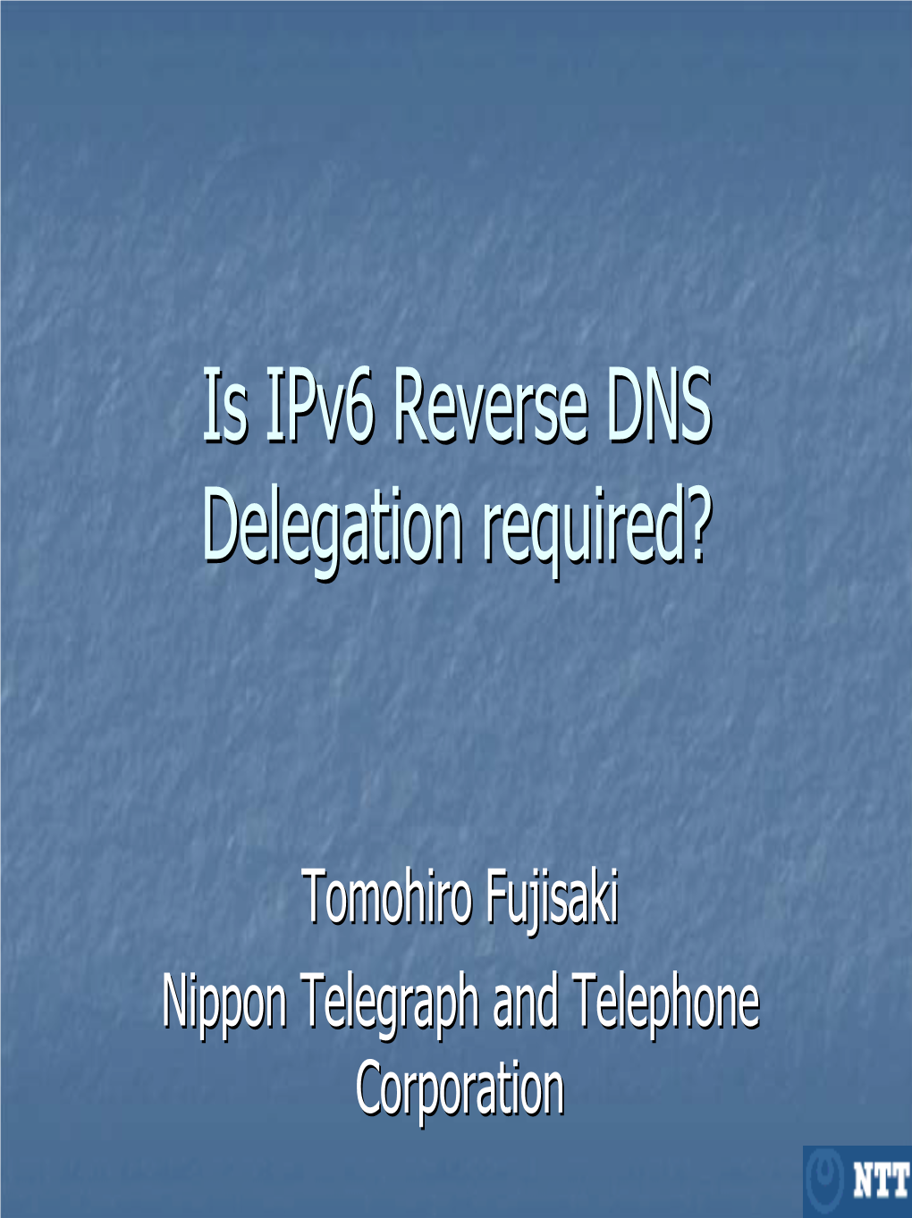 Is Ipv6 Reverse DNS Delegation Required?