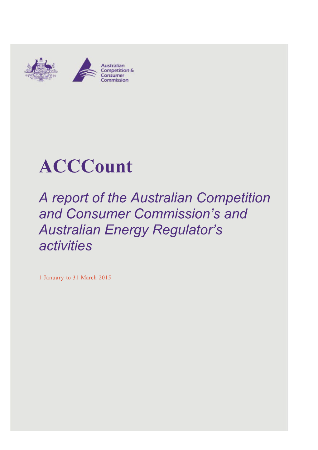 Australian Competition and Consumer Commission