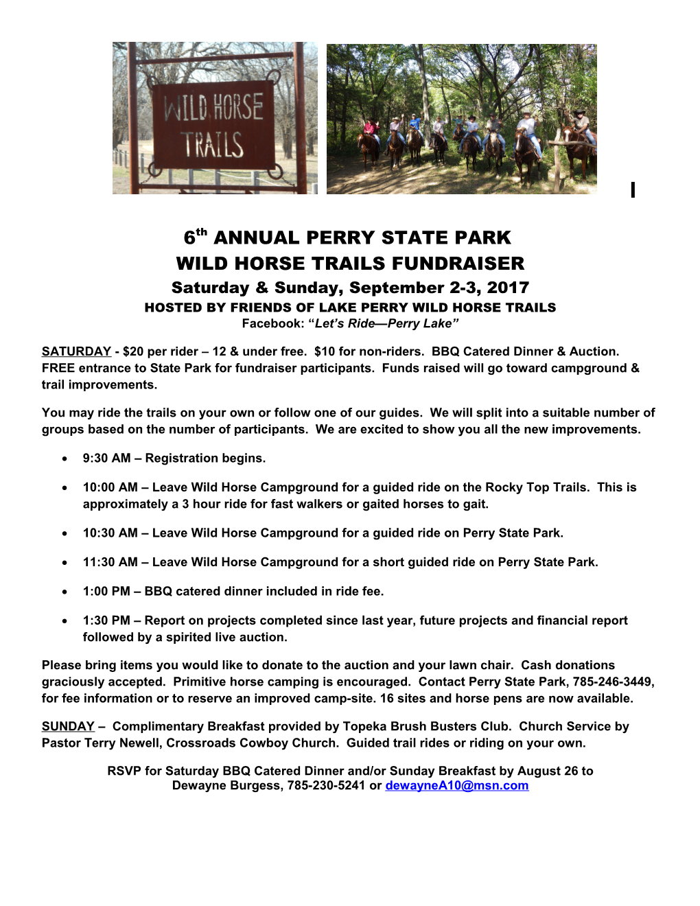 6Th ANNUAL PERRY STATE PARK