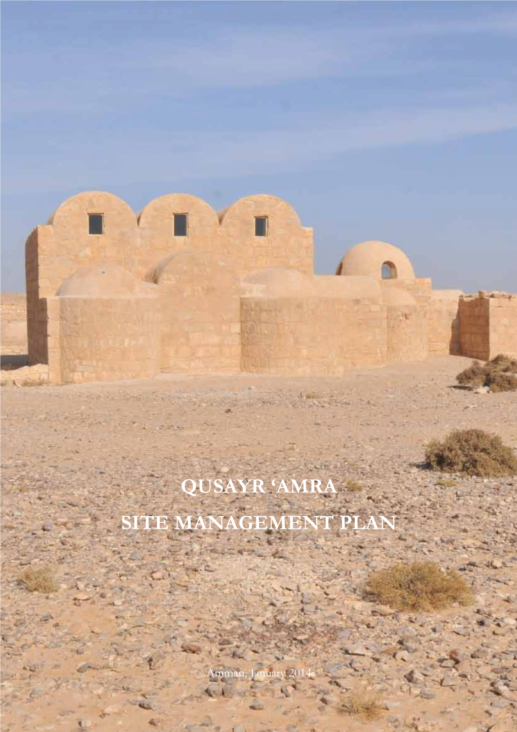 Qusayr 'Amra Site Management Plan