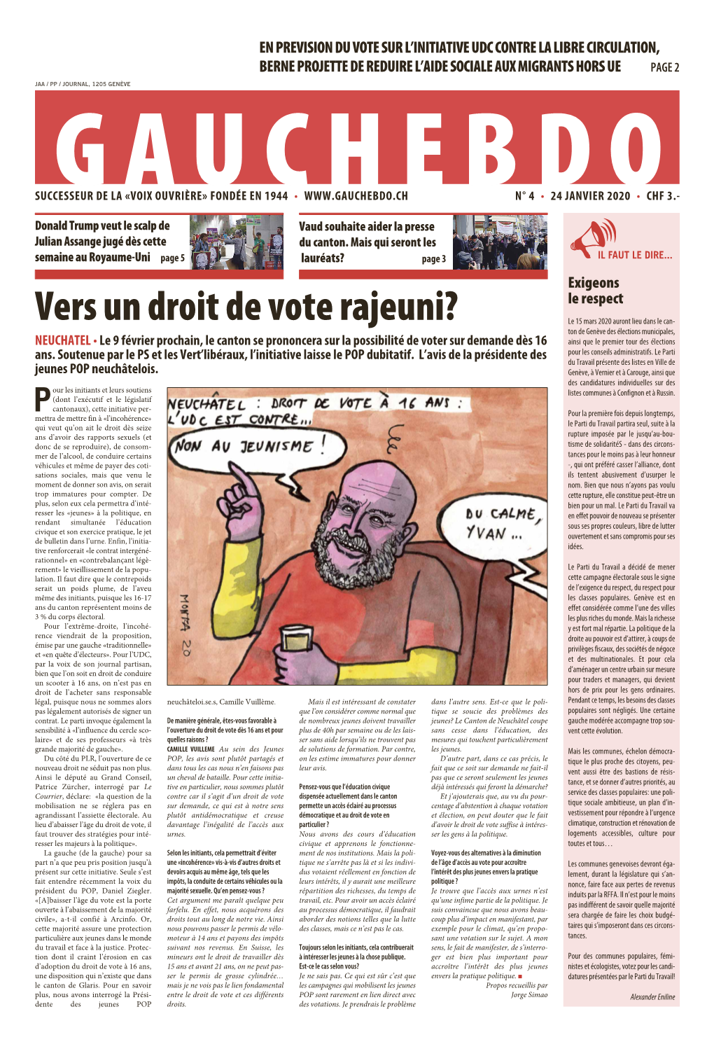 Vers Un Droit De Vote Rajeuni?