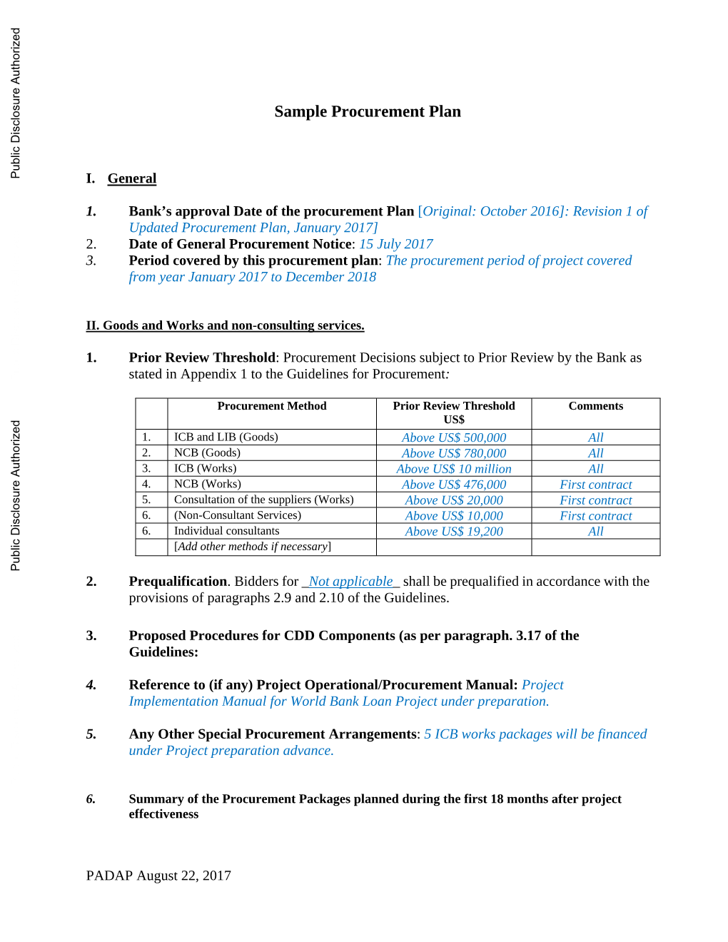 World Bank Document