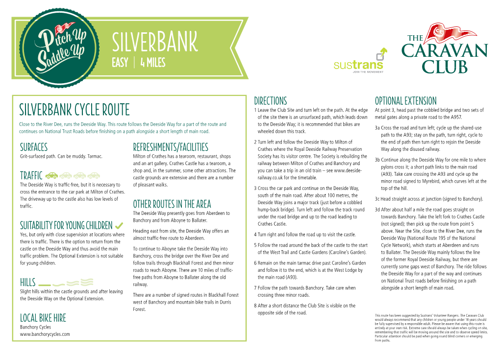 Download Silverbank Cycling Route