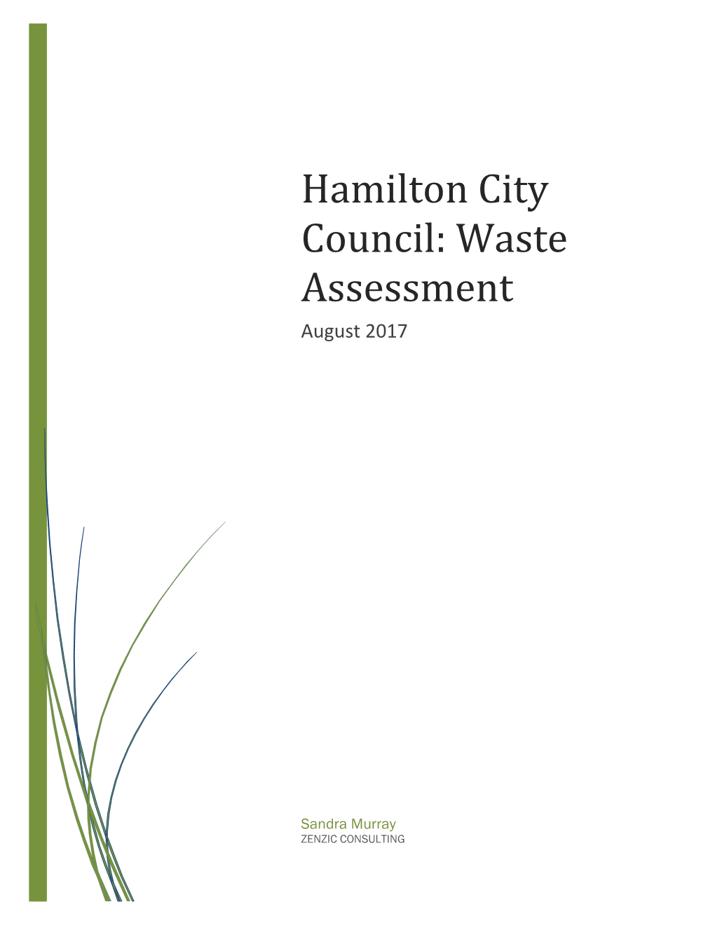 Waste Assessment August 2017