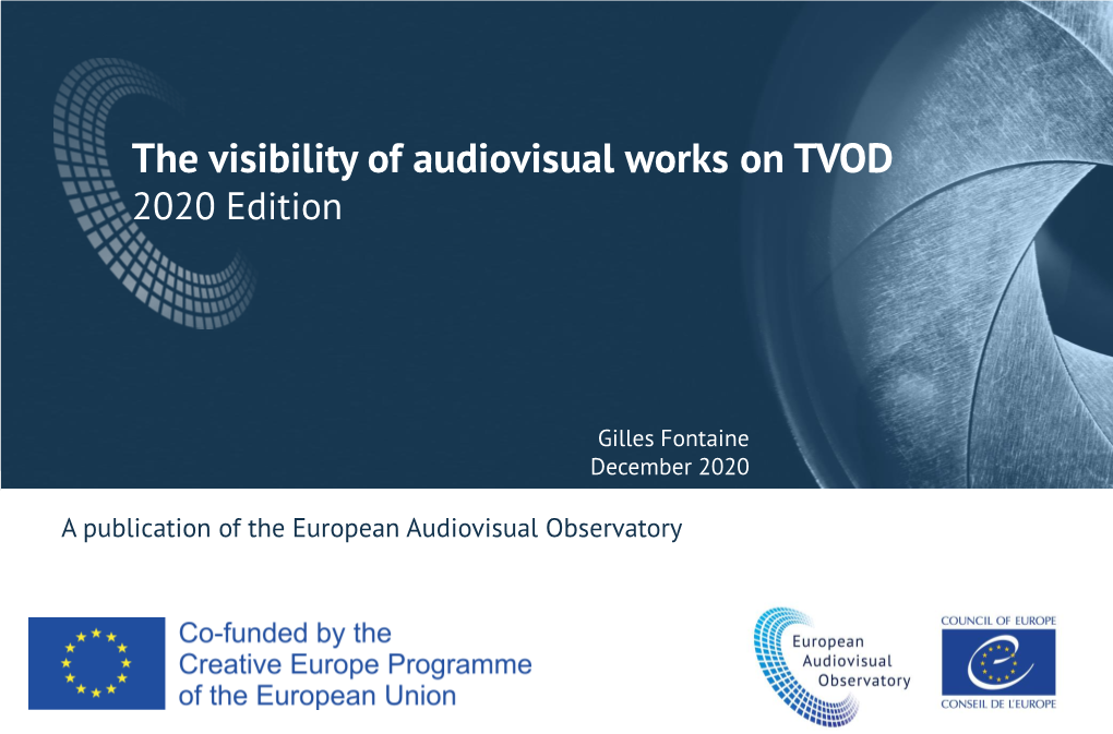 Visibility of AV Works on TVOD