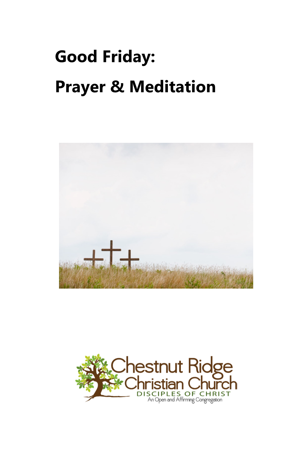 Good Friday: Prayer & Meditation