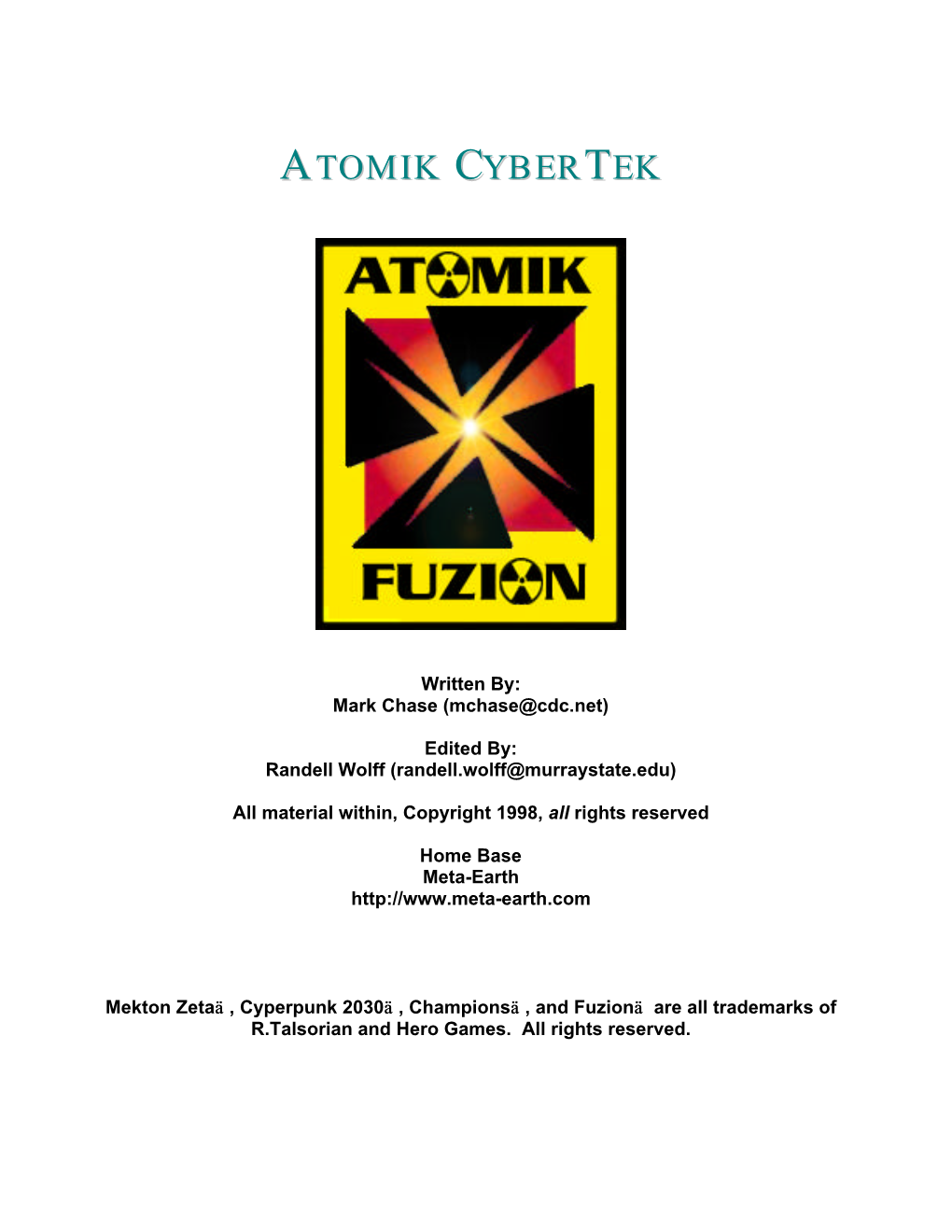 Atomik Cybertek Are, of How Could a Mathematician of the 1920S Course, Cybertech and Biotech