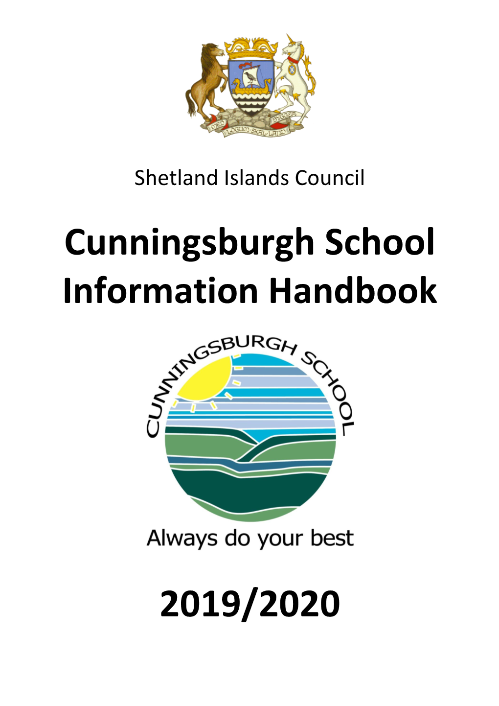 Cunningsburgh School Information Handbook