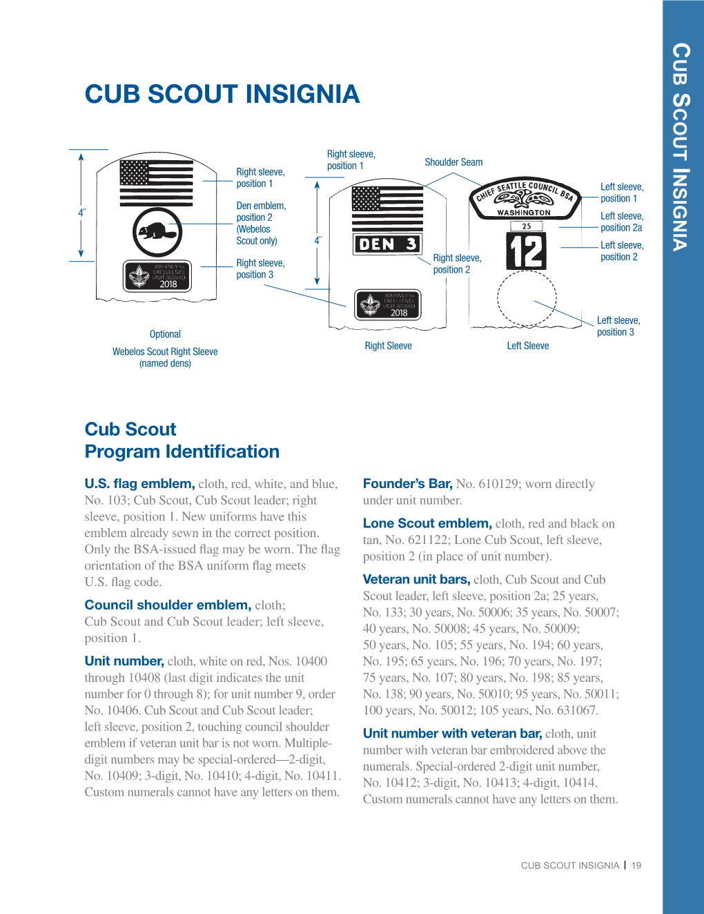 CUB SCOUT INSIGNIA C Out