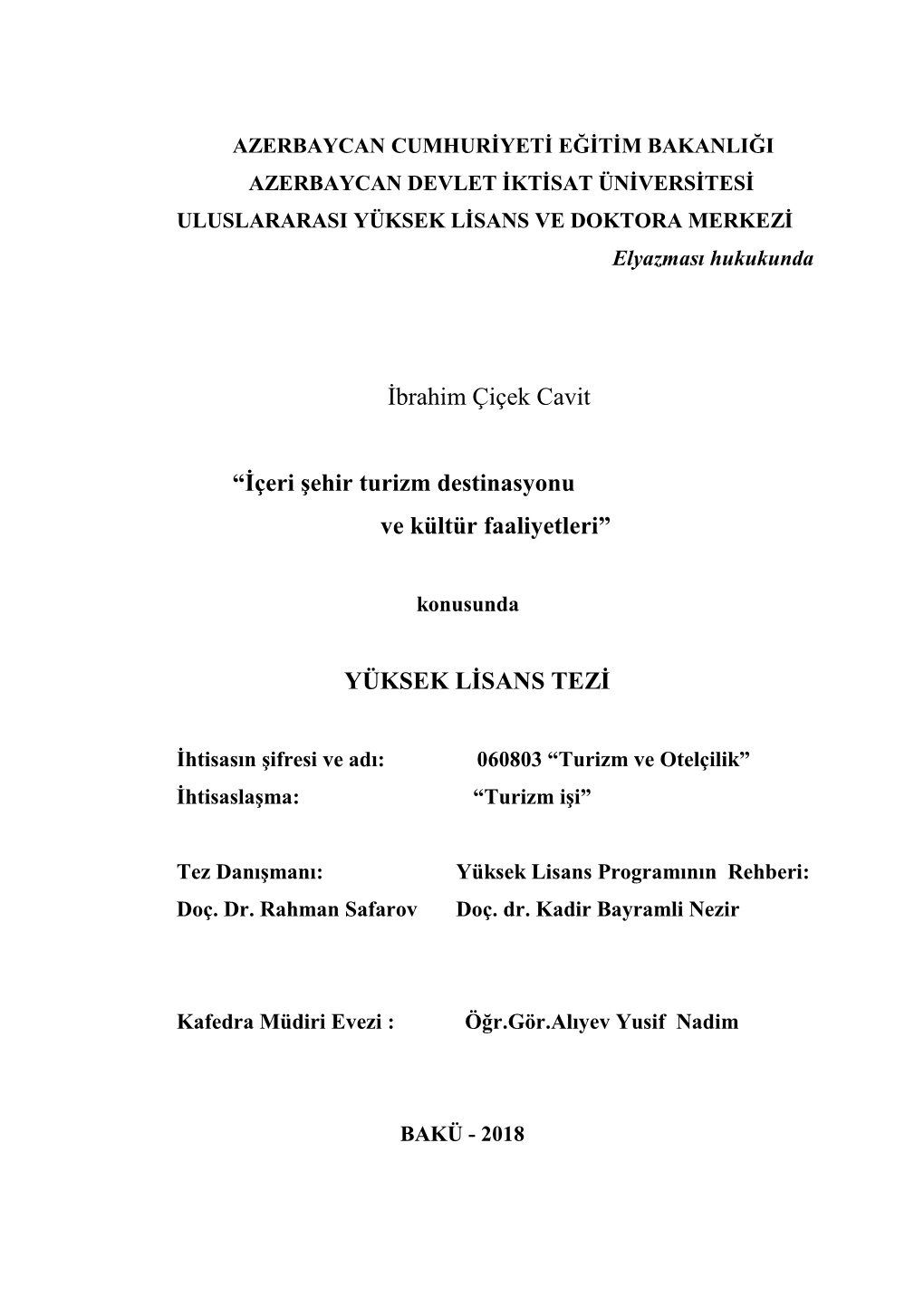 İbrahim Çiçek Cavit