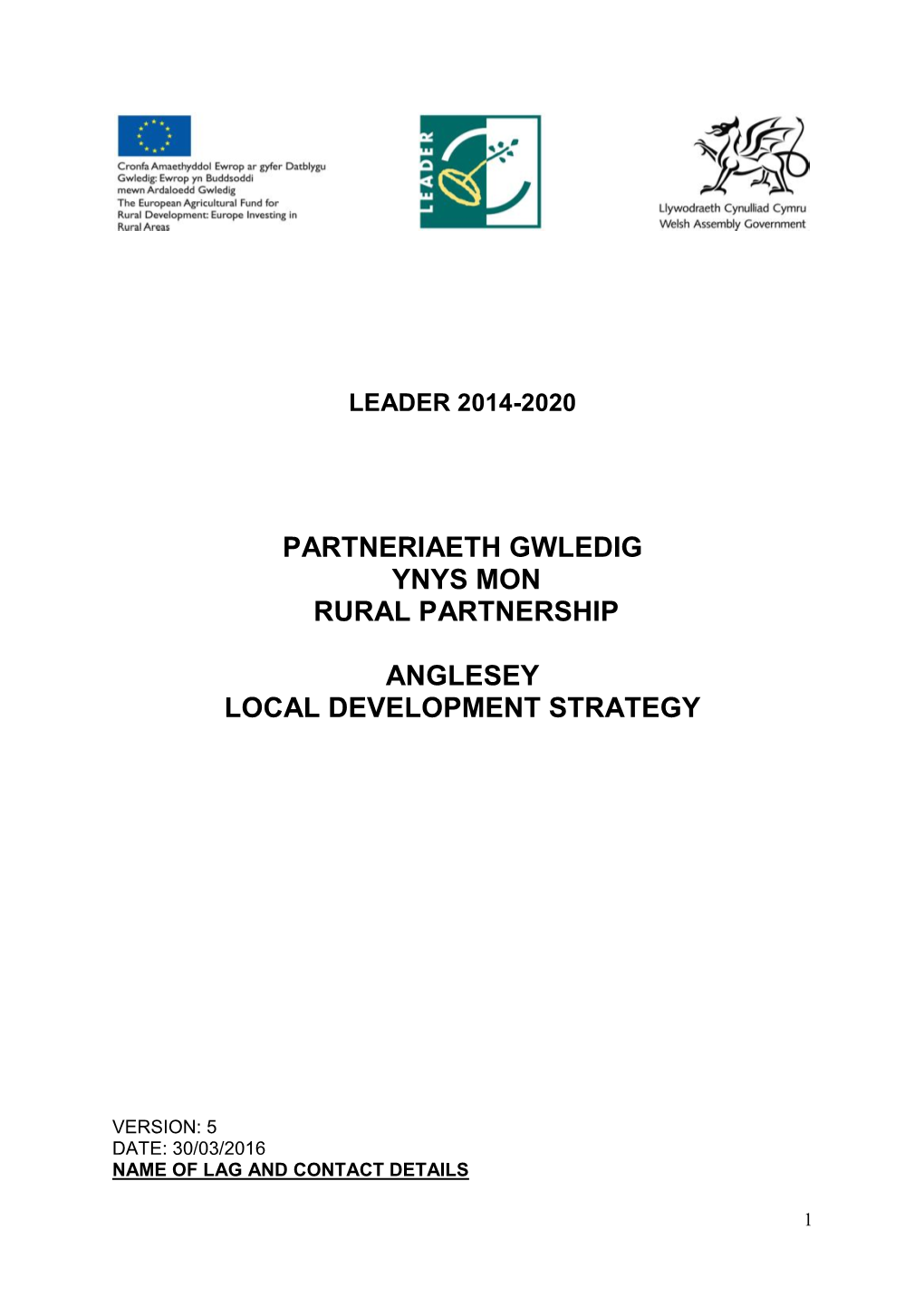 Anglesey Local Development Strategy