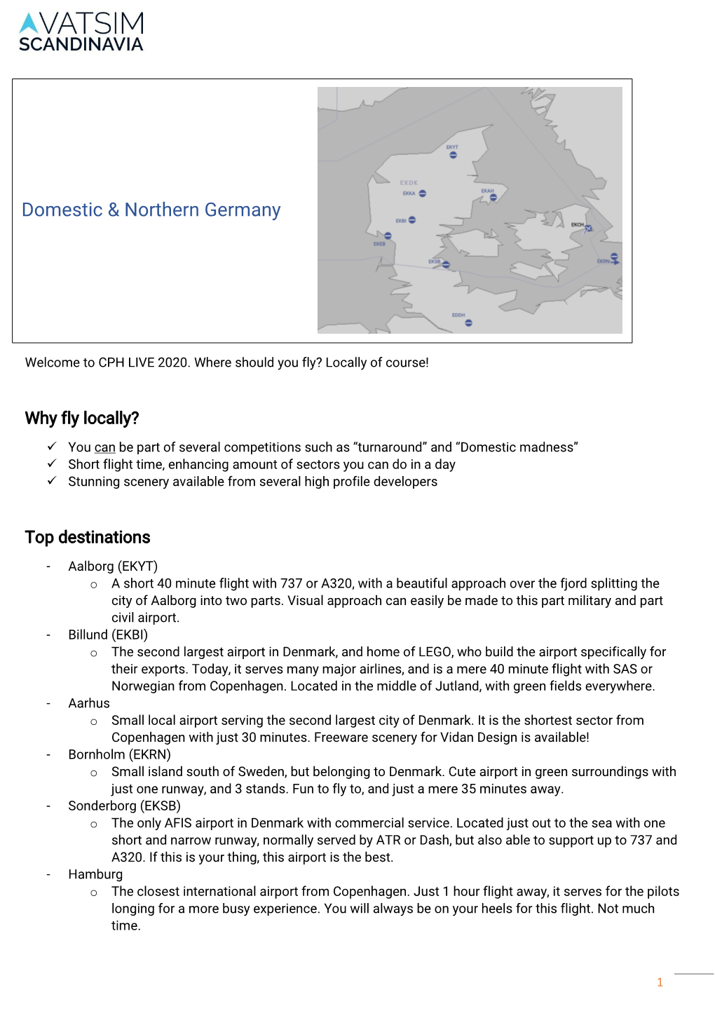 Explore Danish Destinations on VATSIM